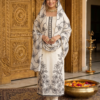 Ivory & Black Floral Embroidered Salwar Set