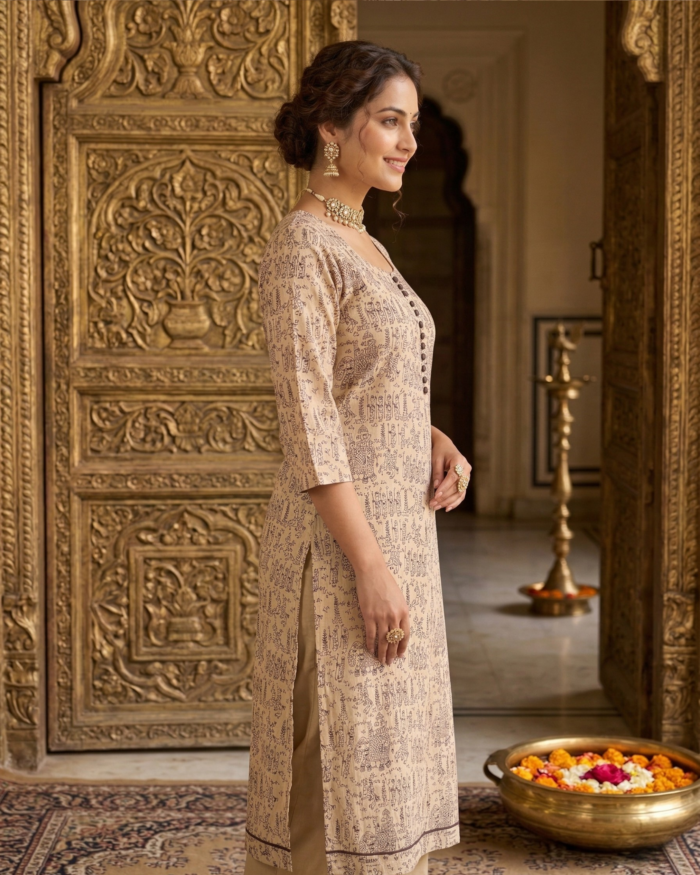 Desert Muse Printed Kurta
