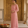 Blush Grace Embroidered Kurta