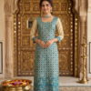Royal Teal Traditional Kurta