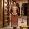 Rustic Gold Embroidered Kurta Set