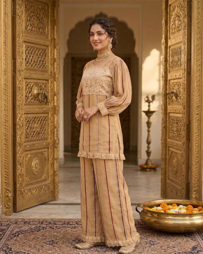 50 Sandstone Striped Co-ord Set