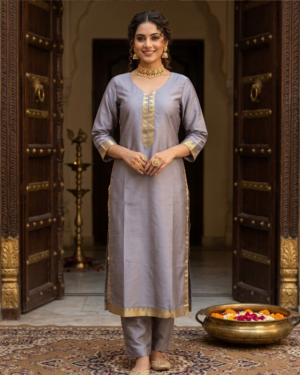 Urban Ash Minimal Kurta Set