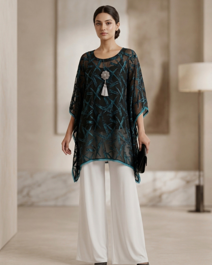 Midnight Sheer Overlay Ensemble