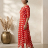 64 Scarlet Polka Flow Dress