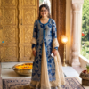 Royal Sapphire Embroidered Anarkali Set